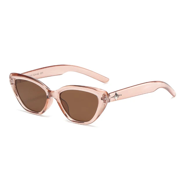 Fashion Cat Eye Sunglasses Classic Rice Nail Design Vintage Sun Glasses For Ladies Shades UV400 Trending Sunglass