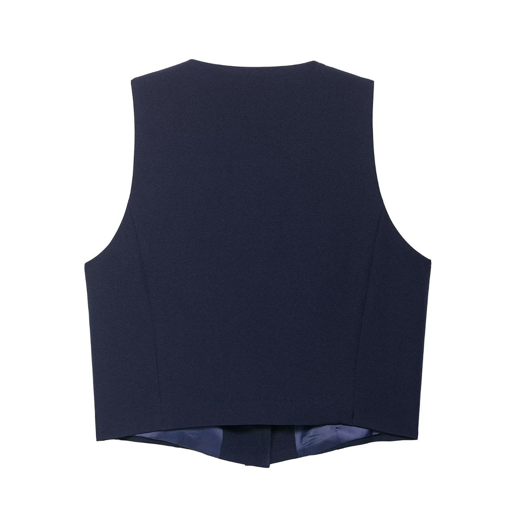 Riviera Tweed-Style Button-Down Two-Piece Set