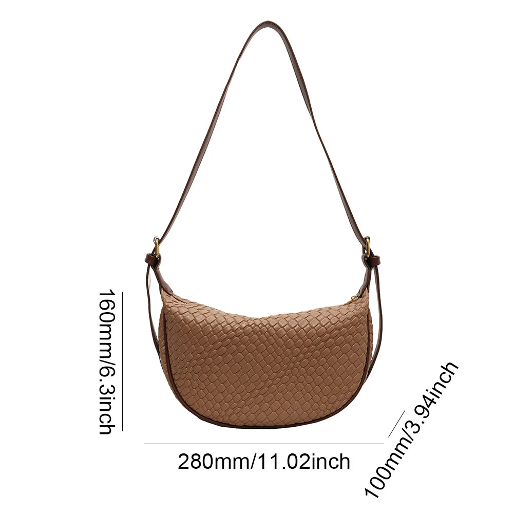 Toya single shoulder crossbody dumplings bag