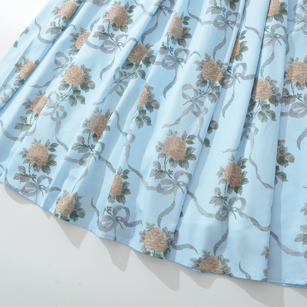 The floral  Versatile Lace Spliced Dress