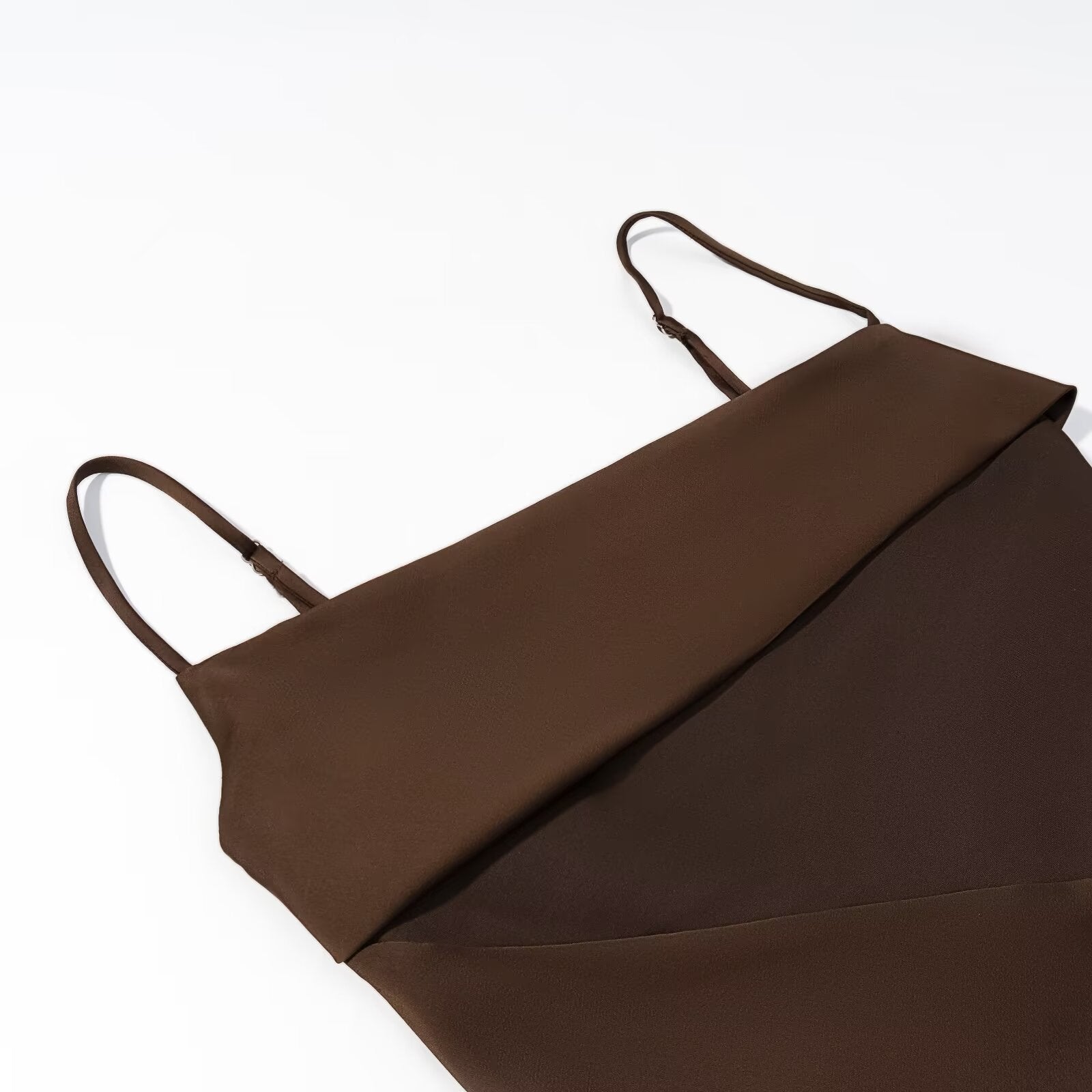 Style New Women's Fashionable Elegant Spliced Satin-Like Underwear-Style Top