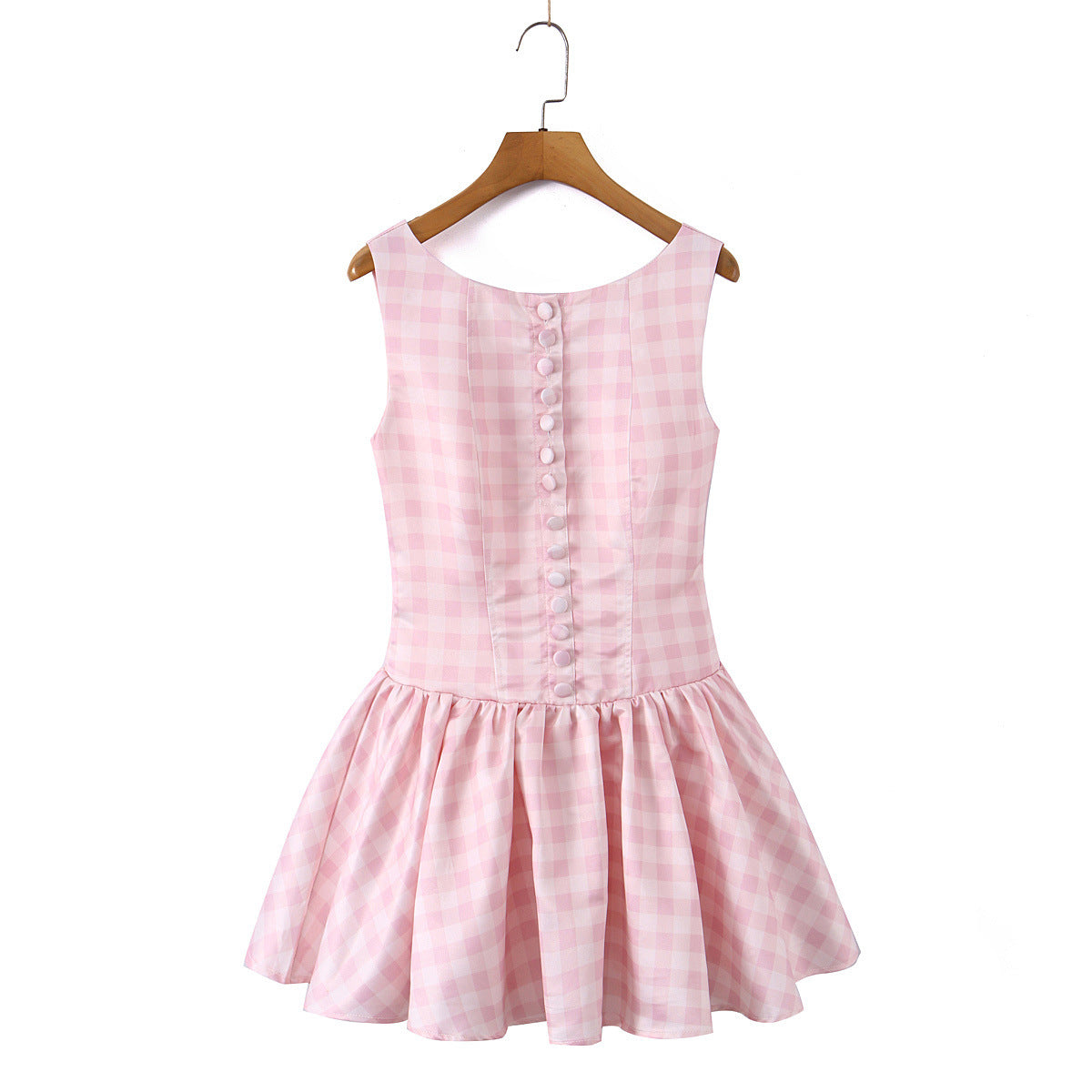 The Camille Gingham Mini Dress