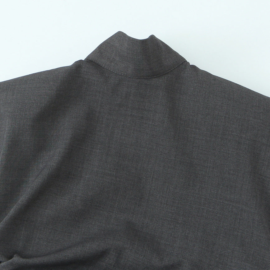 Minimally designed sleeveless top with shoulder pads for women's clothing