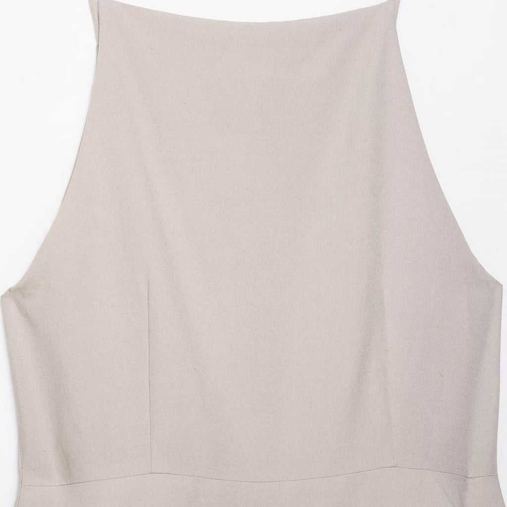 Ellie Small pleated skirt MIDI vest dress