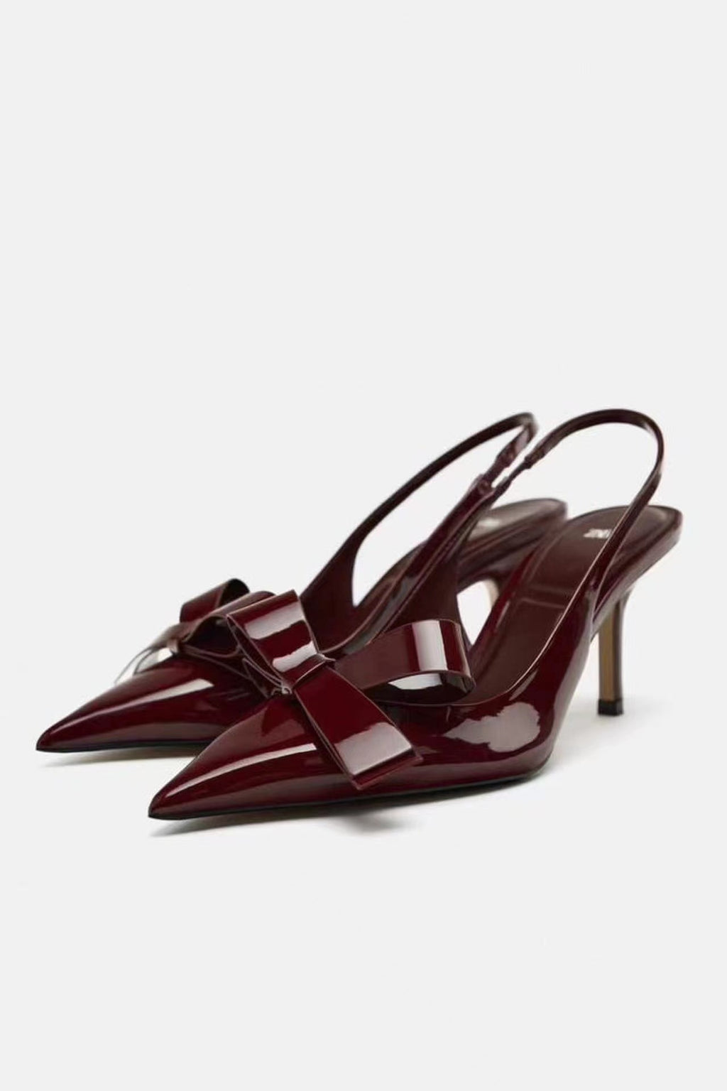 Soleil shallow back strap stiletto elegant sandals