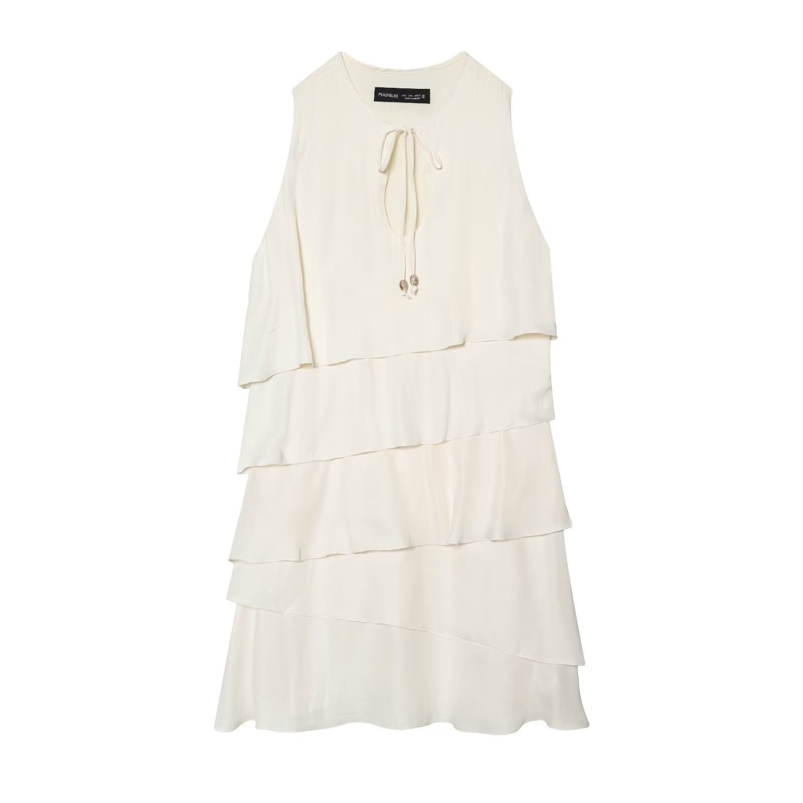 Ana Hot girl layered decorative short dress