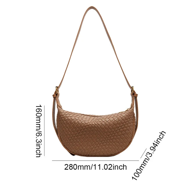 Toya single shoulder crossbody dumplings bag