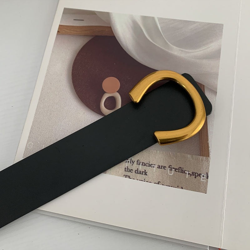 Wide waistband belt