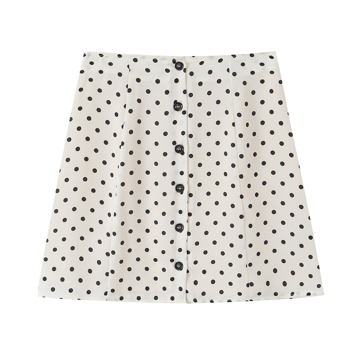 Serena Chic Polka Dot Blouse and A-Line Skirt Set
