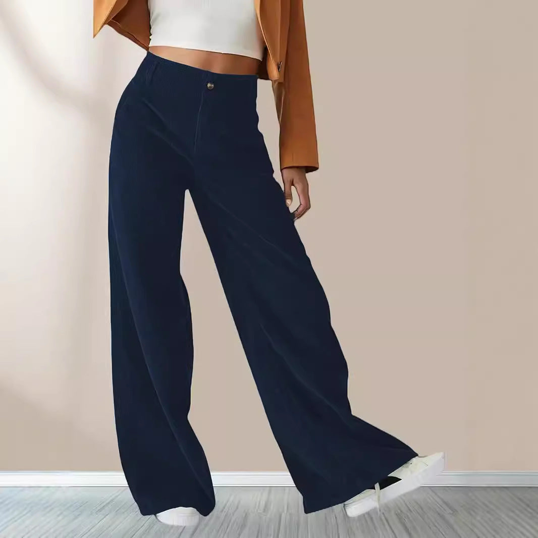 Retro Flare Corduroy Pants