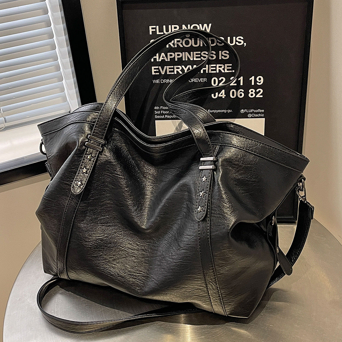 Kenya Large Capacity,Leather Crossbody Bag