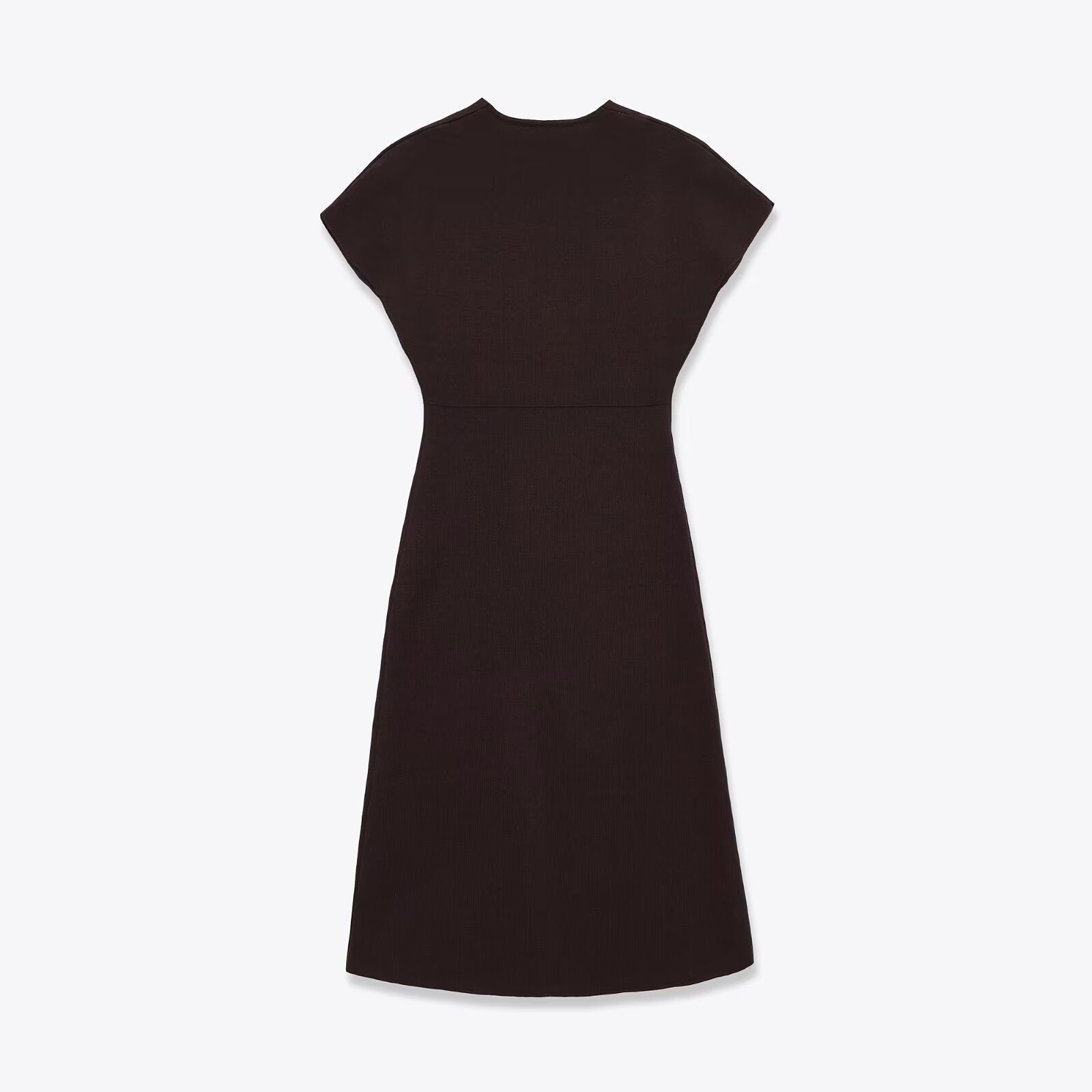 Commuting style knitted MIDI dress