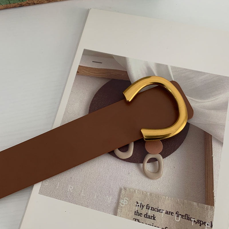 Wide waistband belt