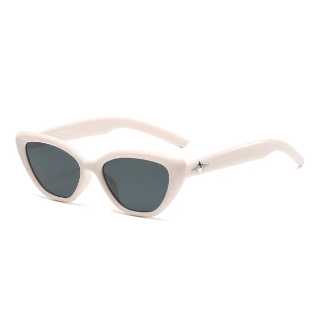 Fashion Cat Eye Sunglasses Classic Rice Nail Design Vintage Sun Glasses For Ladies Shades UV400 Trending Sunglass