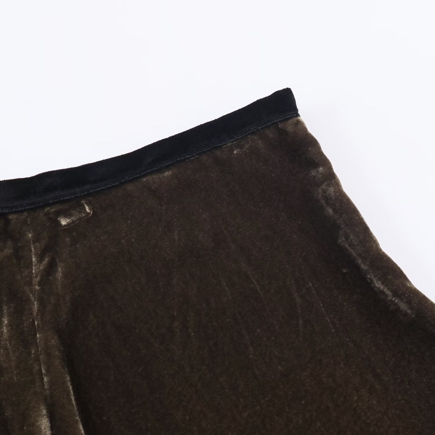 Velvet lace half skirt women's clothing