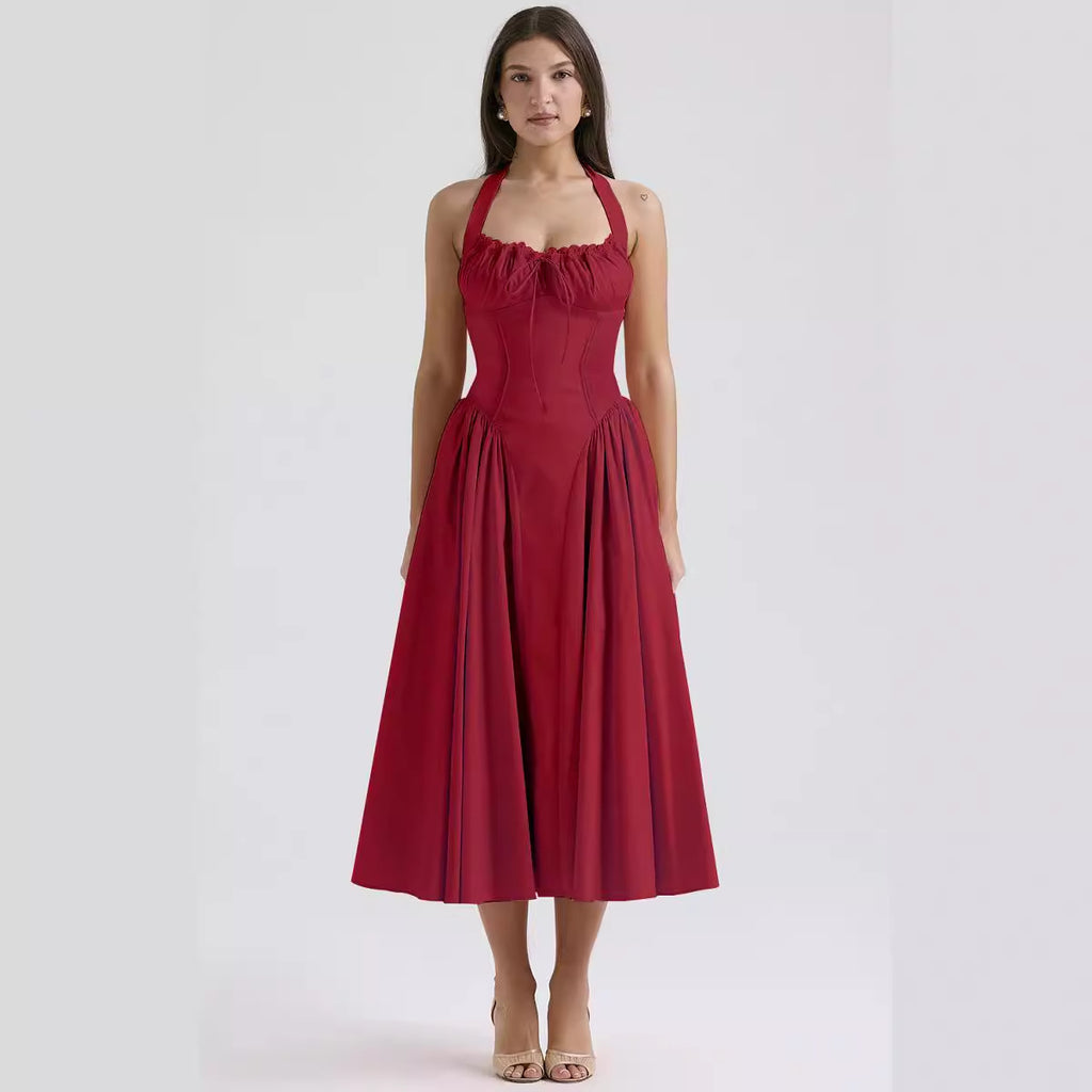 The Fleur-de-Lis  Halter Sundress
