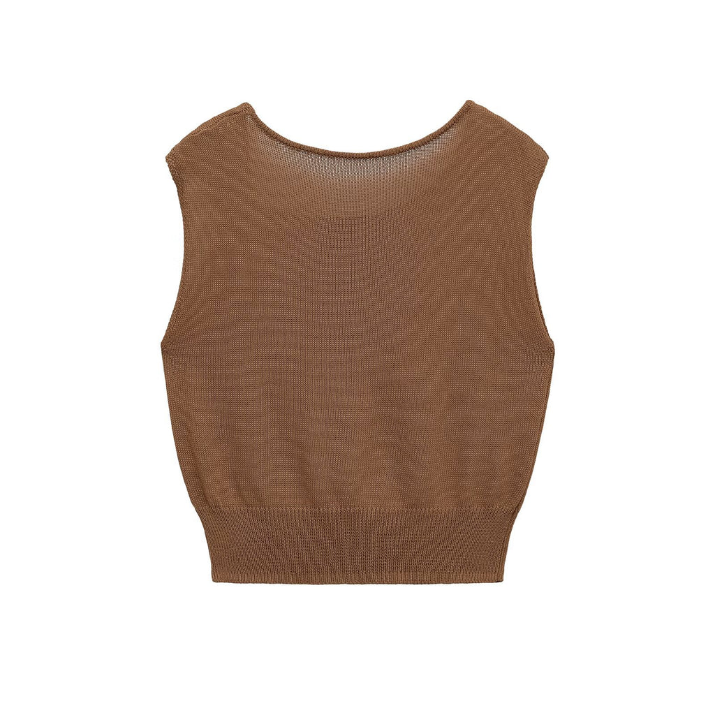 Lana Knitted Sleeveless Top