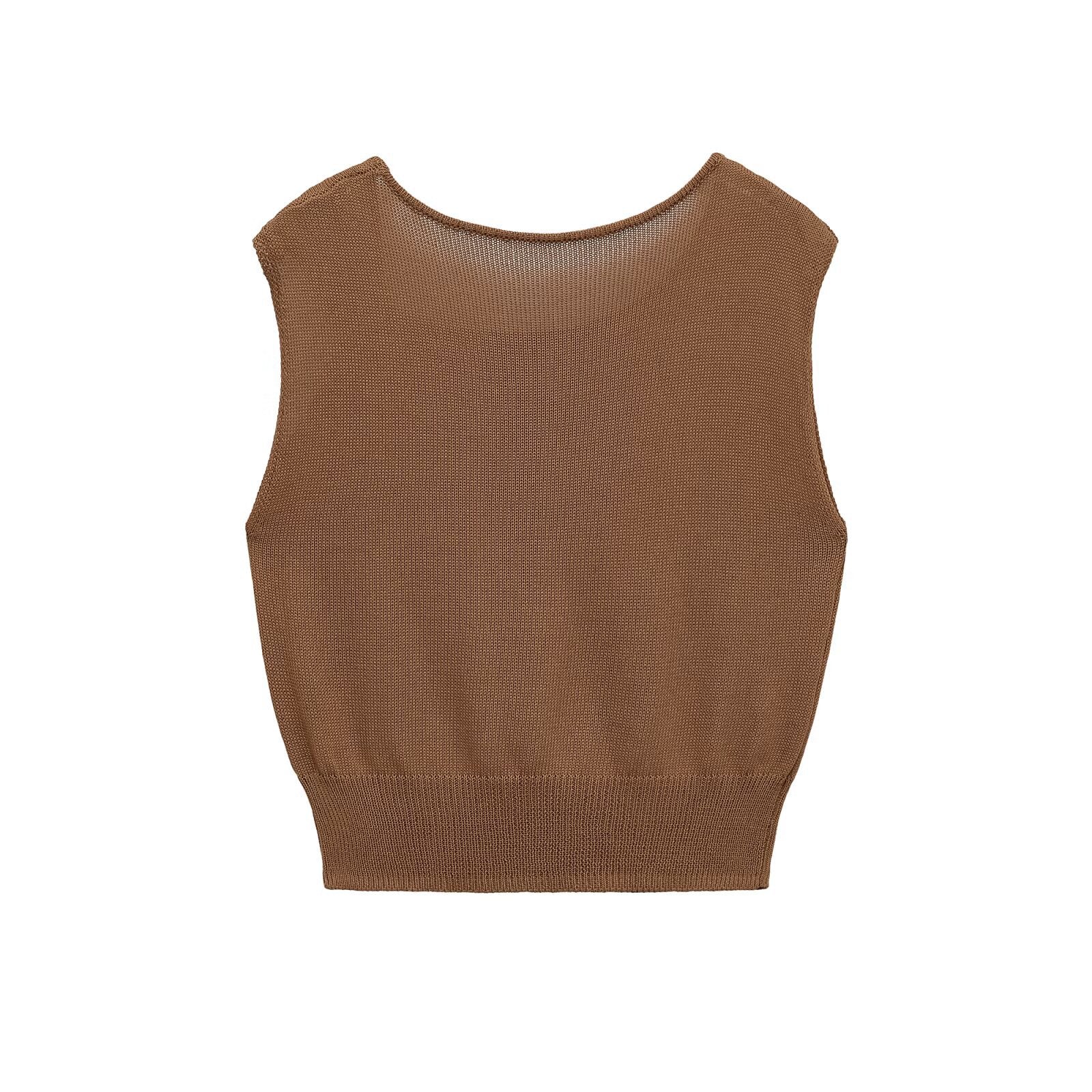 Lana Knitted Sleeveless Top