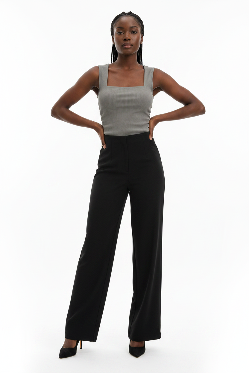 Emie Sweet Summer Ribbed Ruched Top