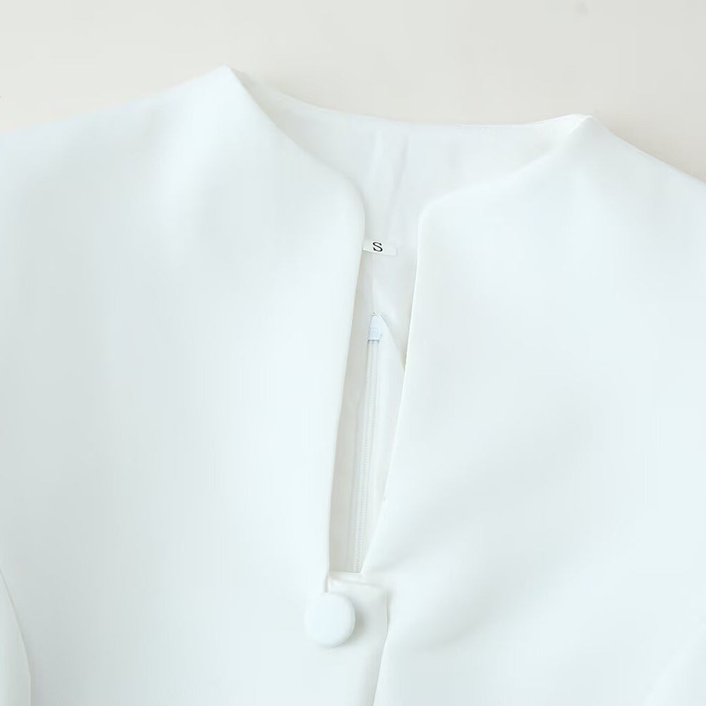 The Meridian Blazer Dress: waist cinching dress