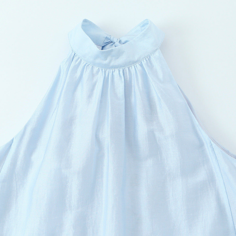 Coastal Elegance Ruffle Dress