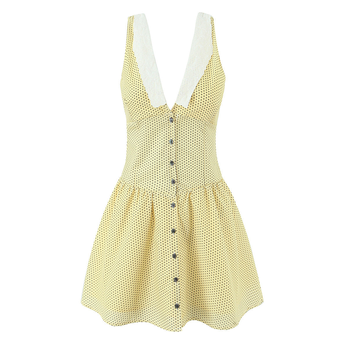 Spicy V-neck slim fit waist slimming dress
