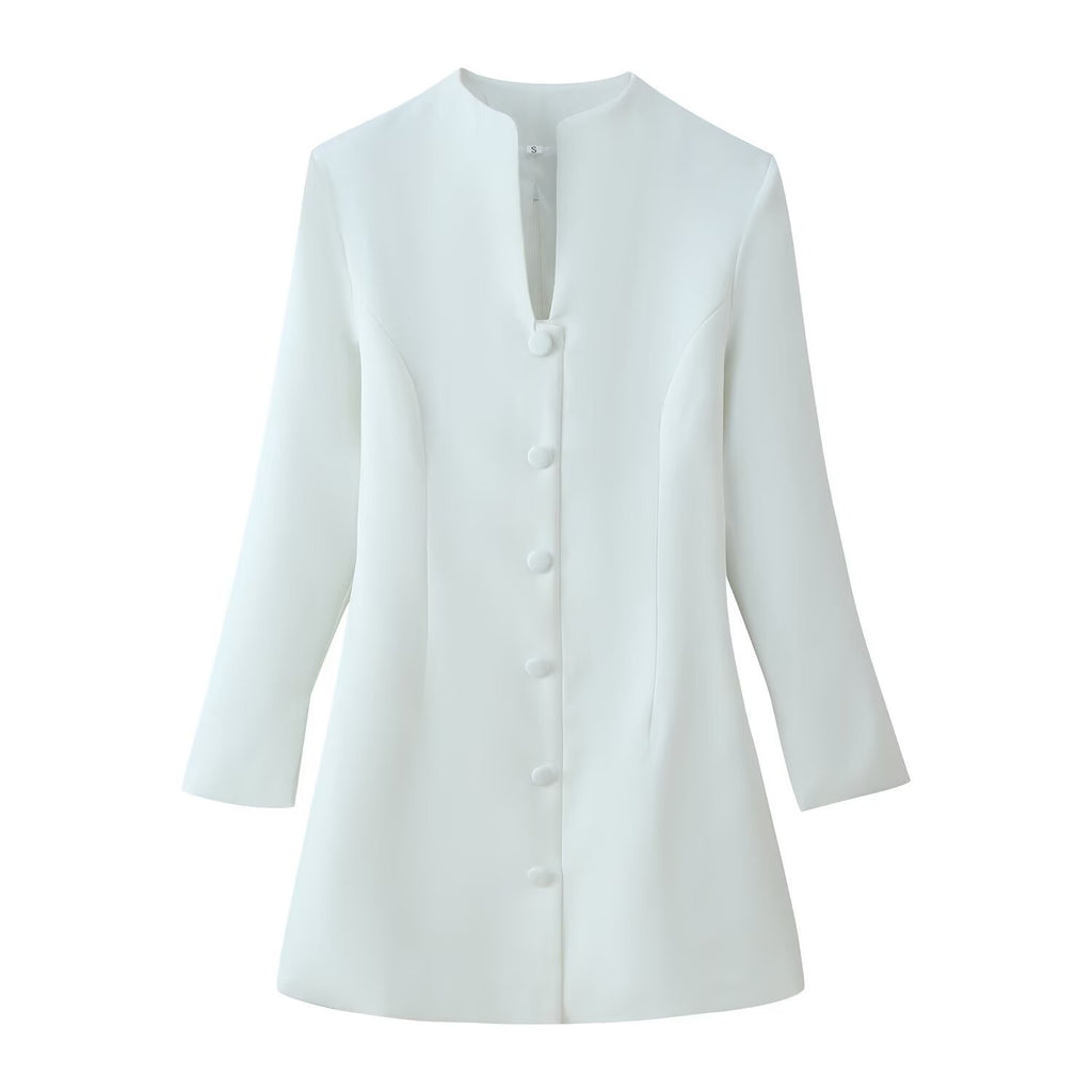 The Meridian Blazer Dress: waist cinching dress