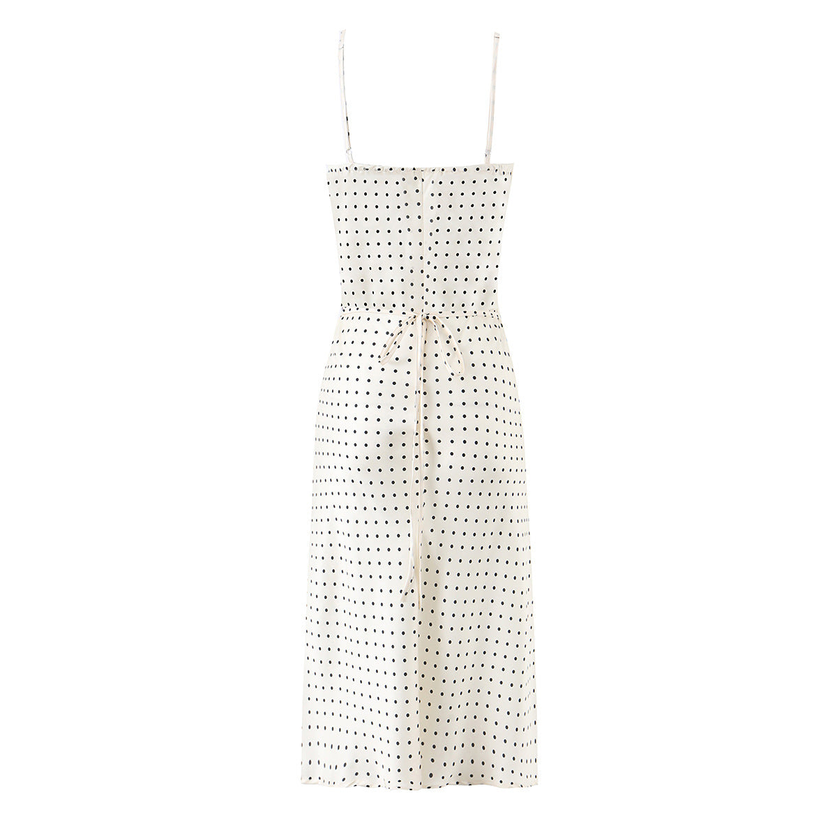 Laura Polka Dot V-neck camisole dress