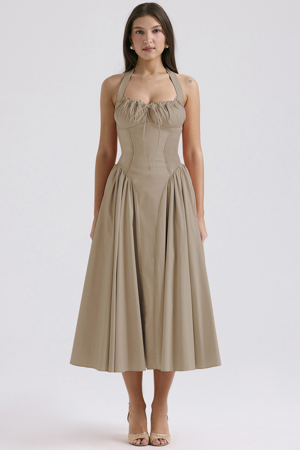 The Fleur-de-Lis  Halter Sundress