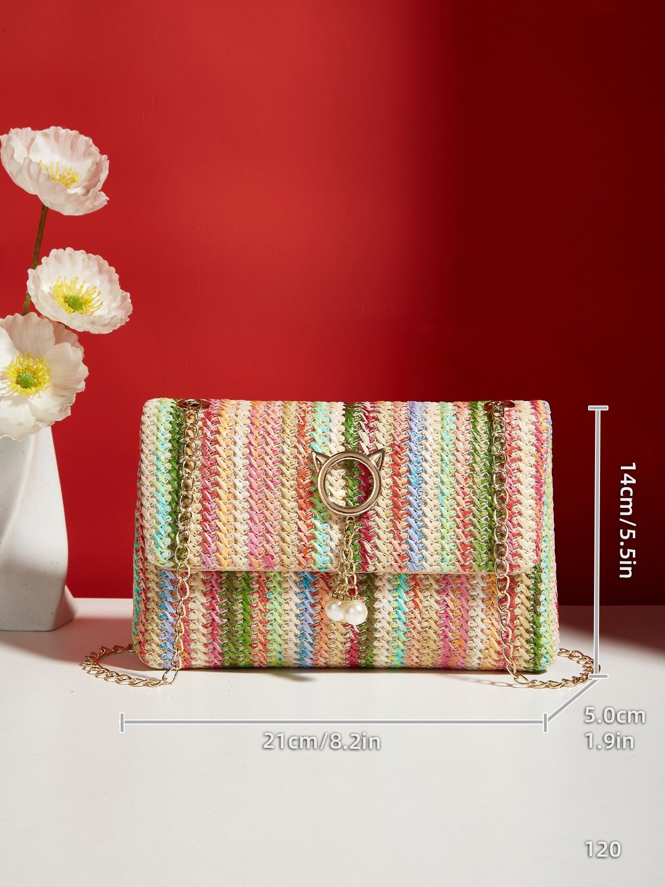 Lina simple small square bag