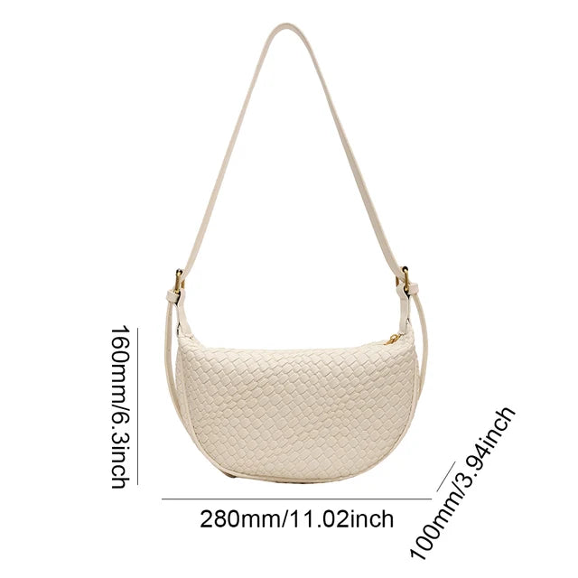 Toya single shoulder crossbody dumplings bag