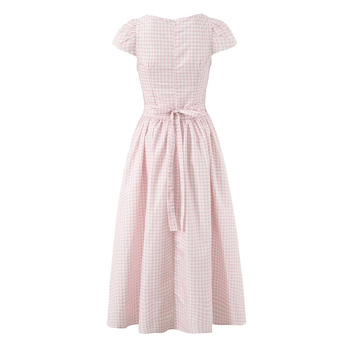 The Charlotte Corset Gingham Dress