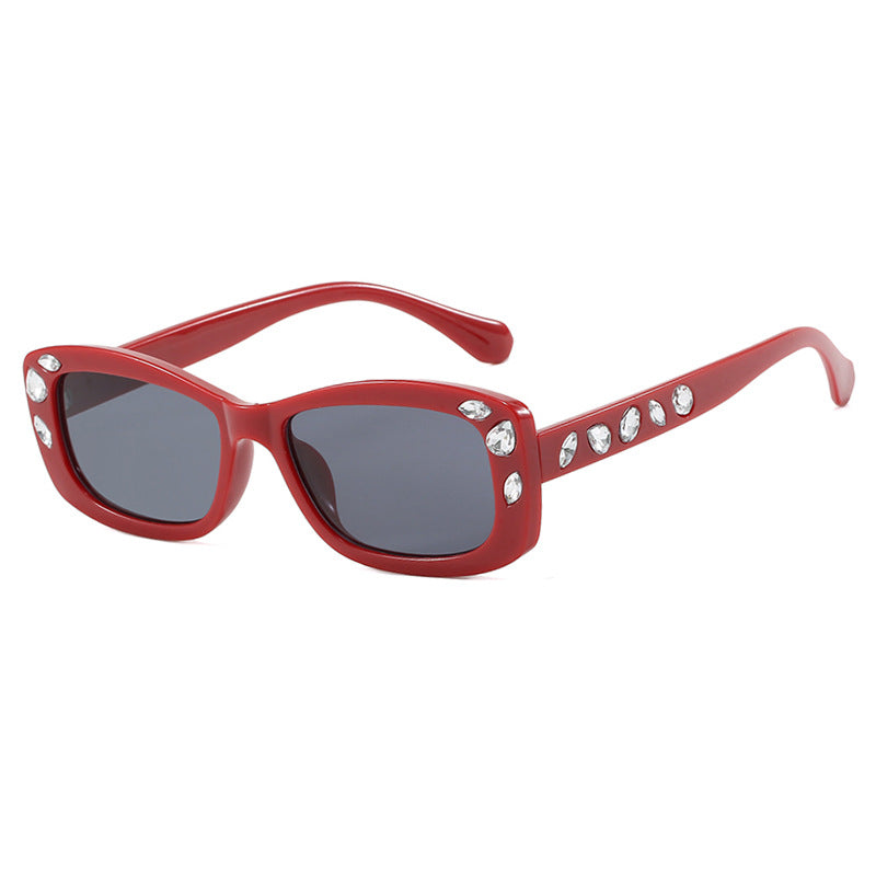 Diamond Dust oval sunglasses