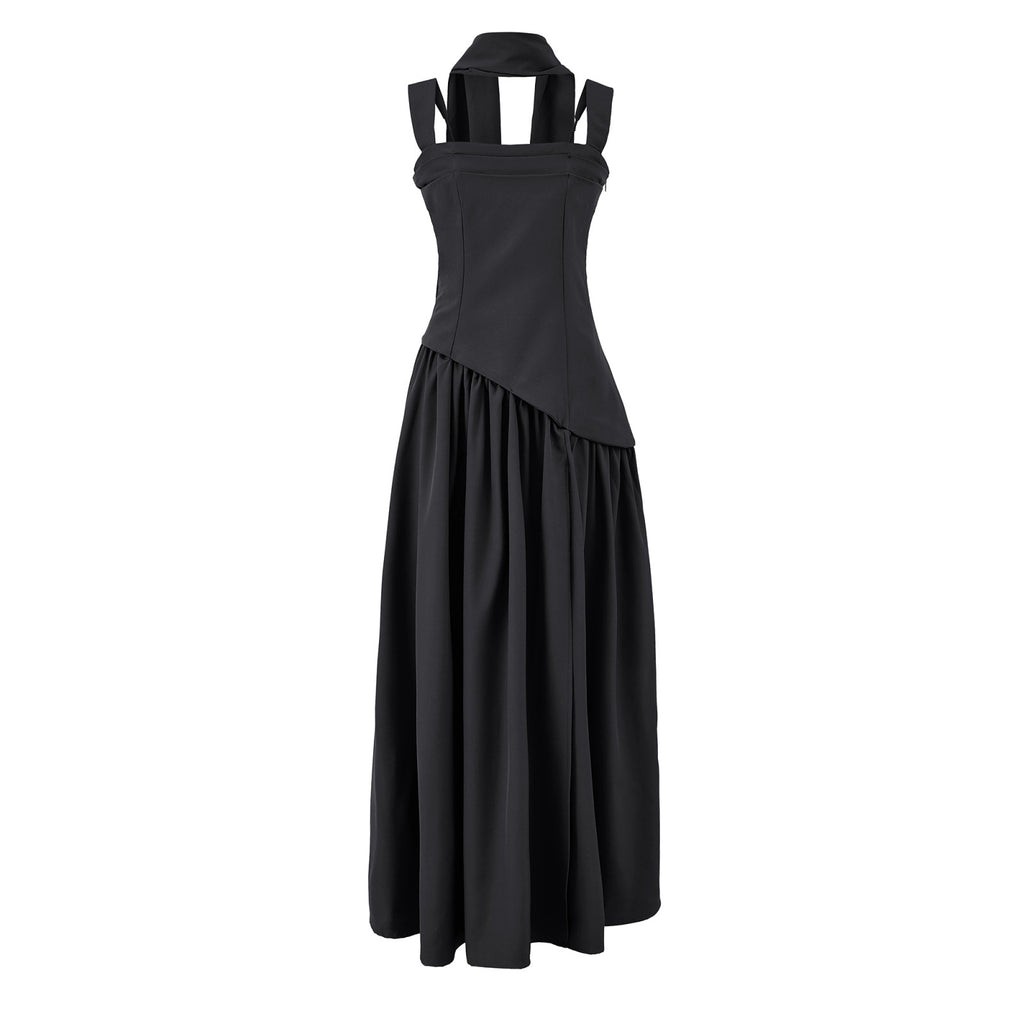 Melina Classic Strapless Split A-line Dress