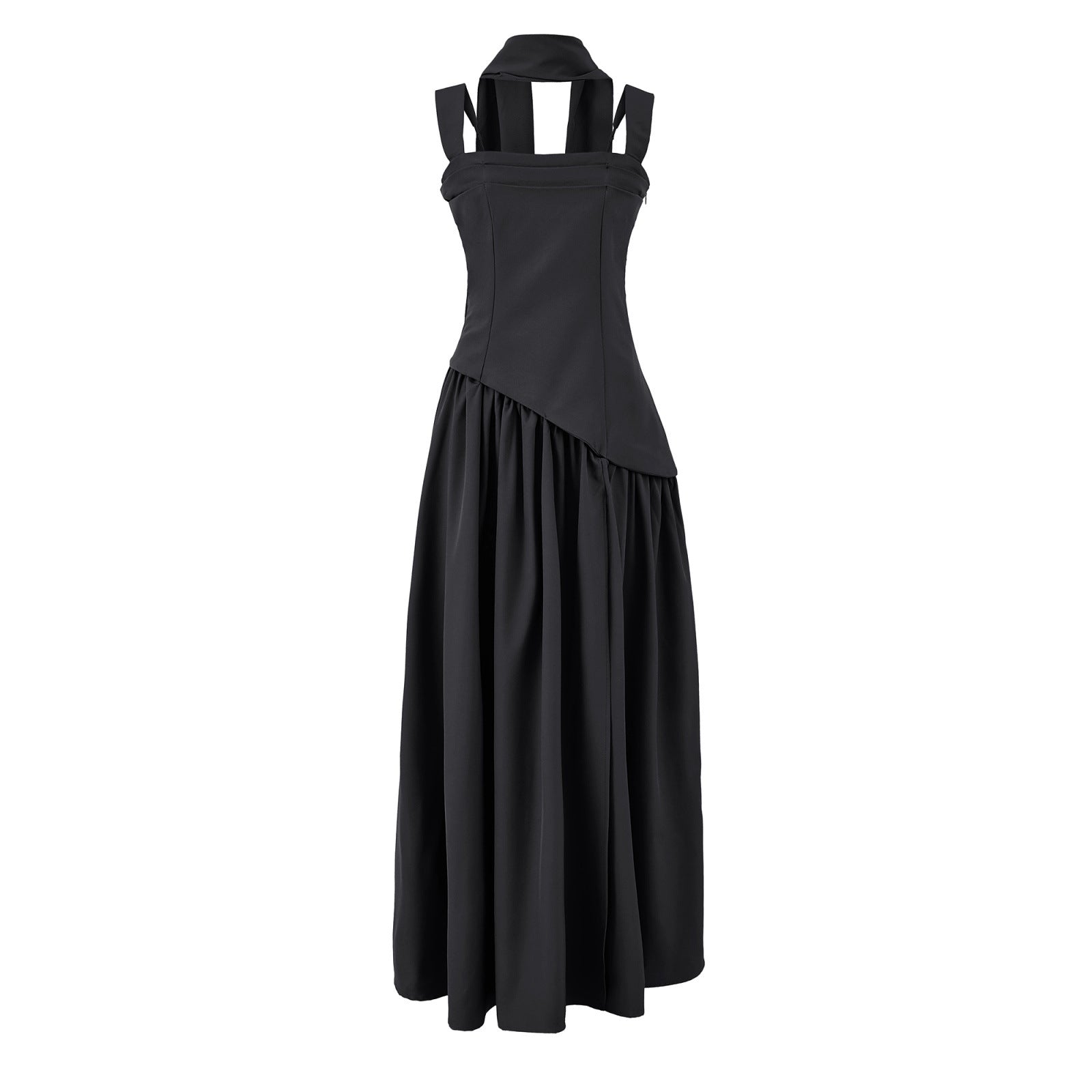 Melina Classic Strapless Split A-line Dress