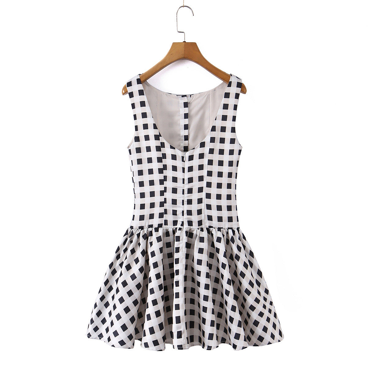 The Camille Gingham Mini Dress