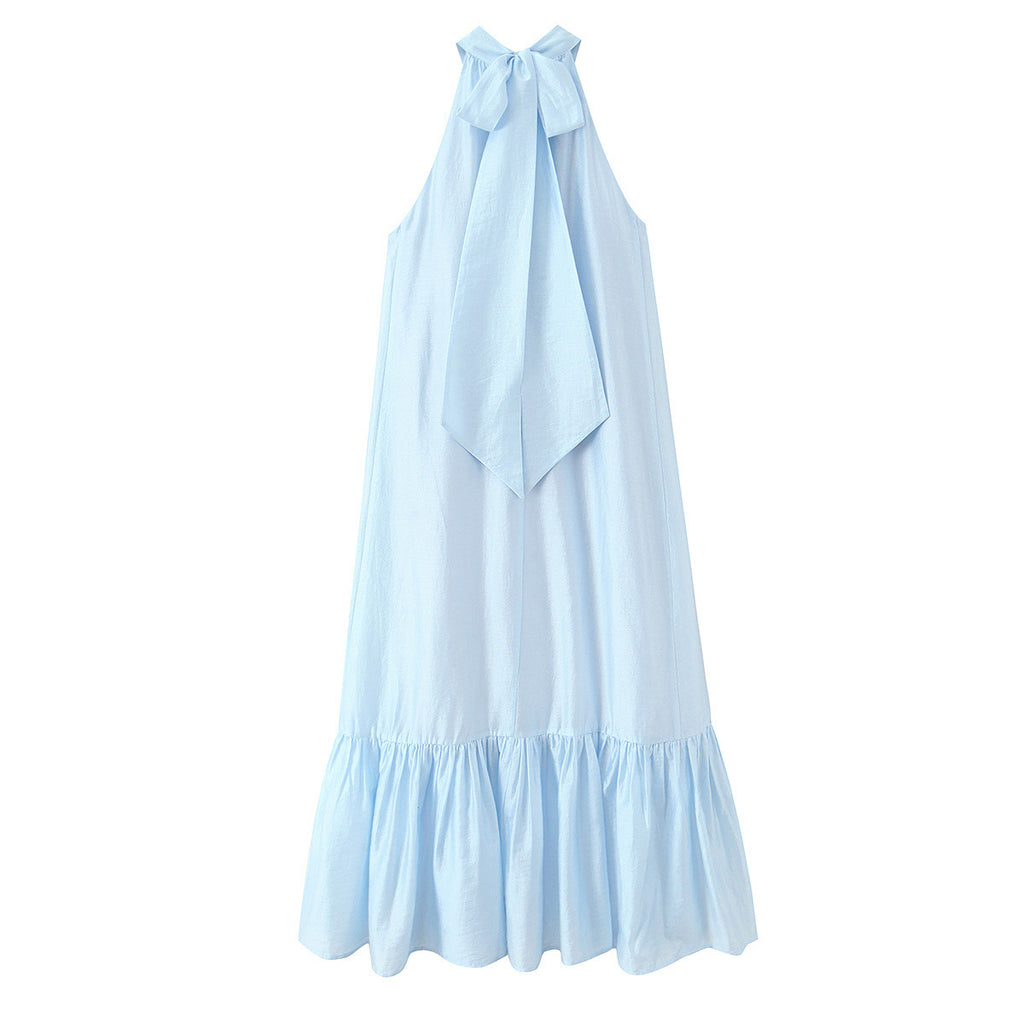 Coastal Elegance Ruffle Dress