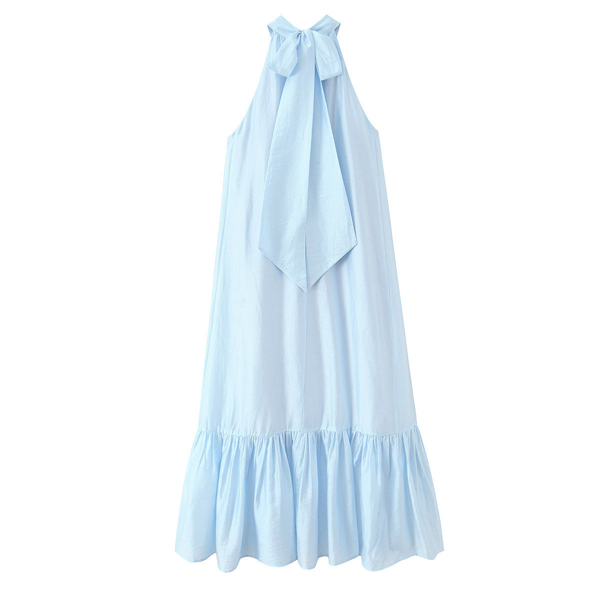 Coastal Elegance Ruffle Dress