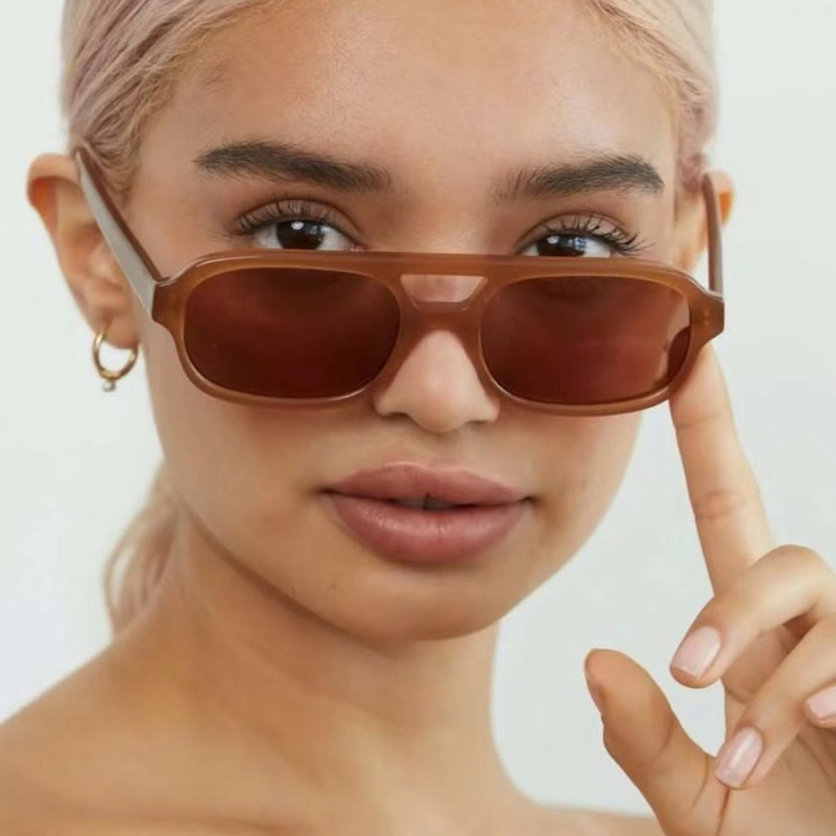 Electric Jetsetter Squares UV resistant beach sunglasses