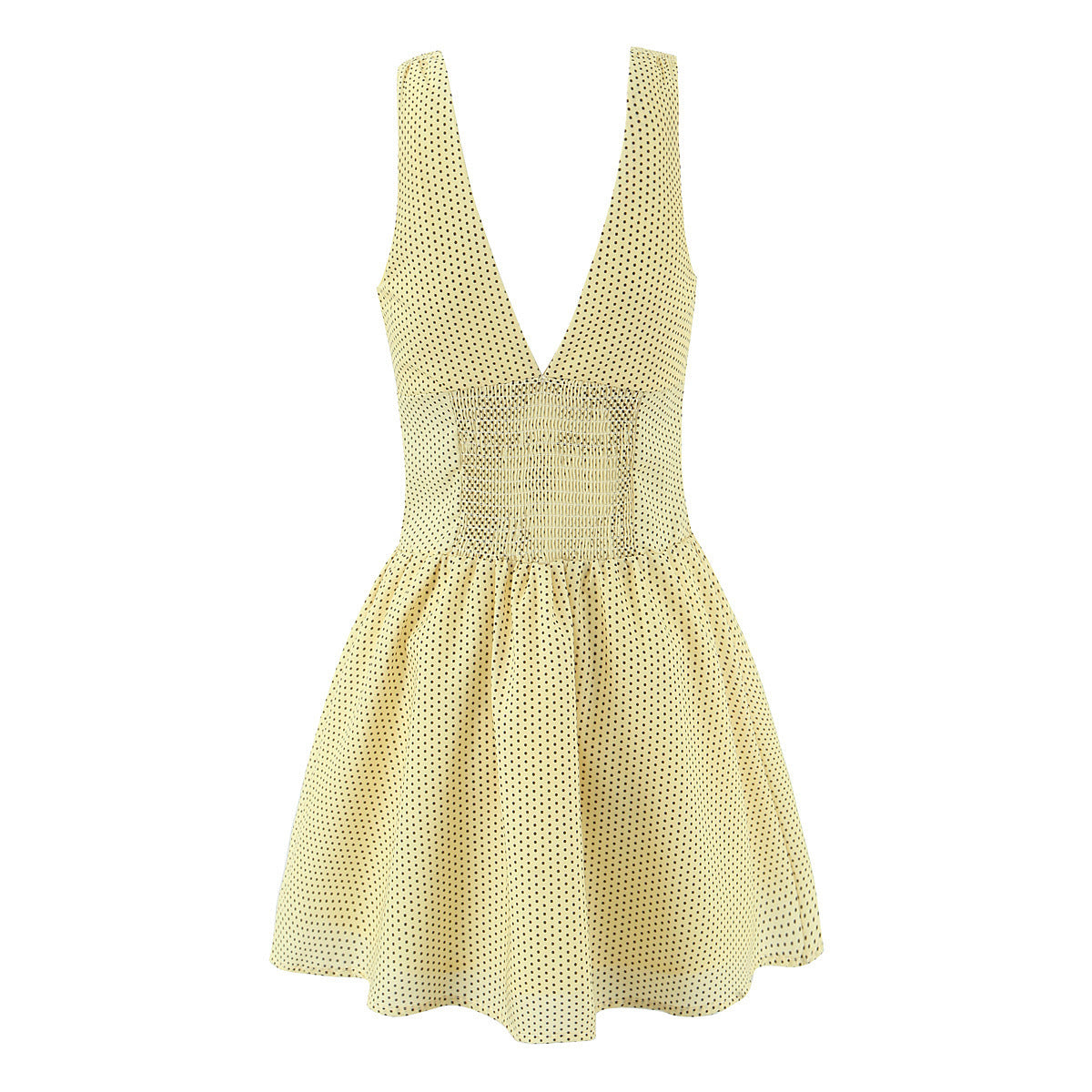 Spicy V-neck slim fit waist slimming dress