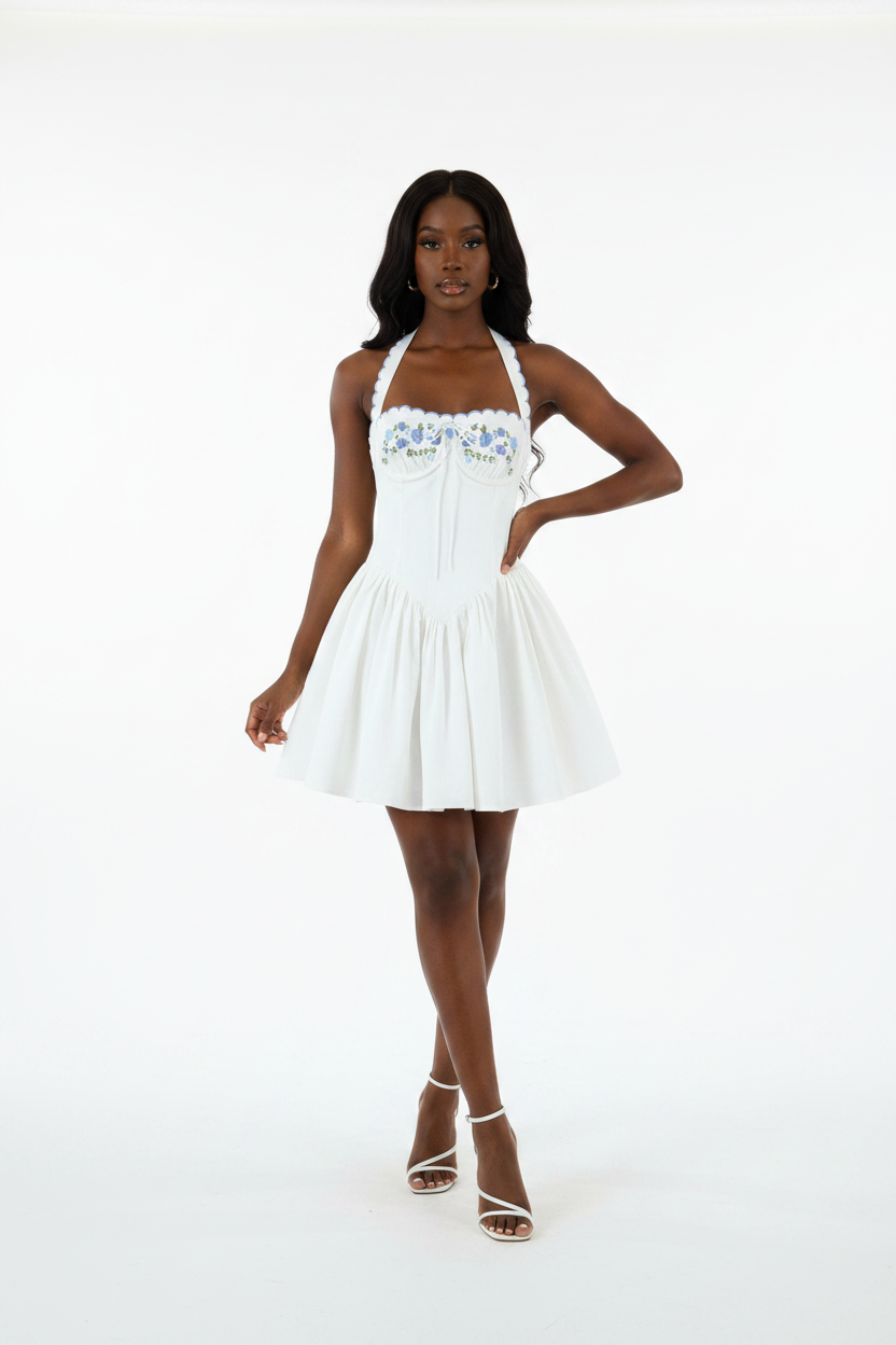 The Riviera Embroidery Dress