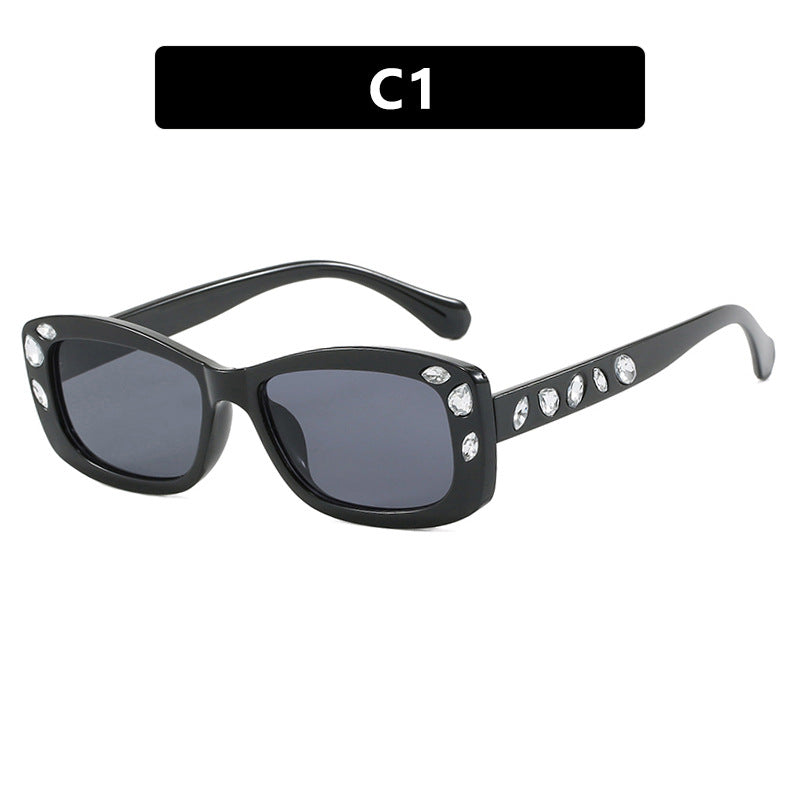 Diamond Dust oval sunglasses