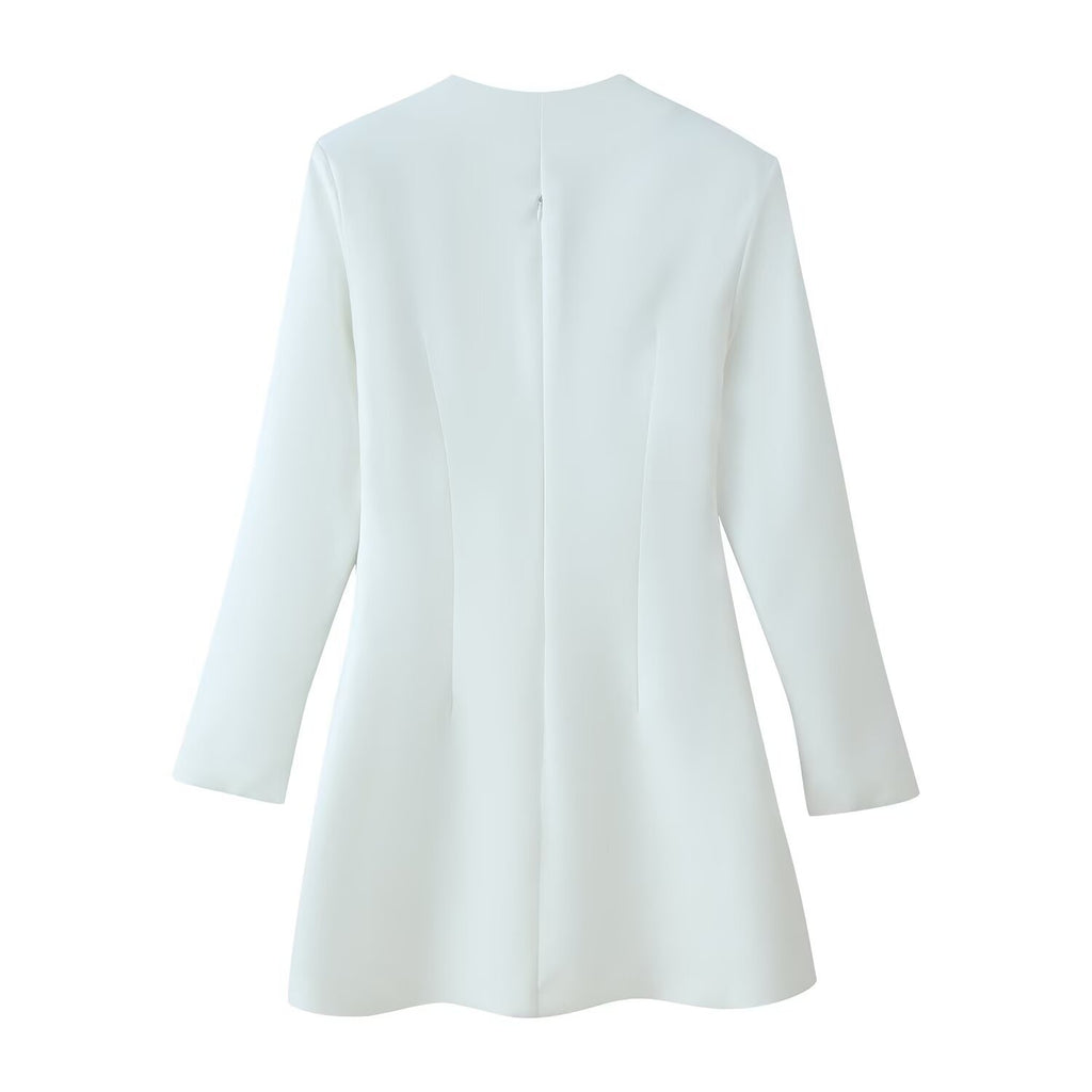 The Meridian Blazer Dress: waist cinching dress