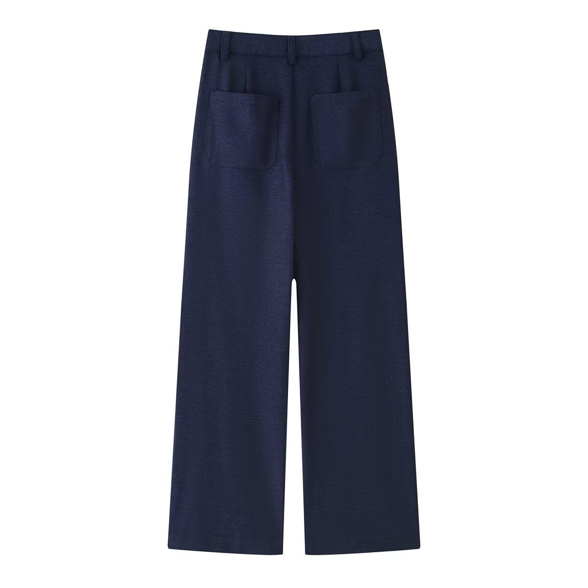 Double breasted vest+straight leg pants set