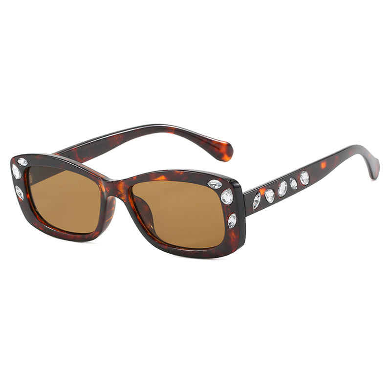 Diamond Dust oval sunglasses