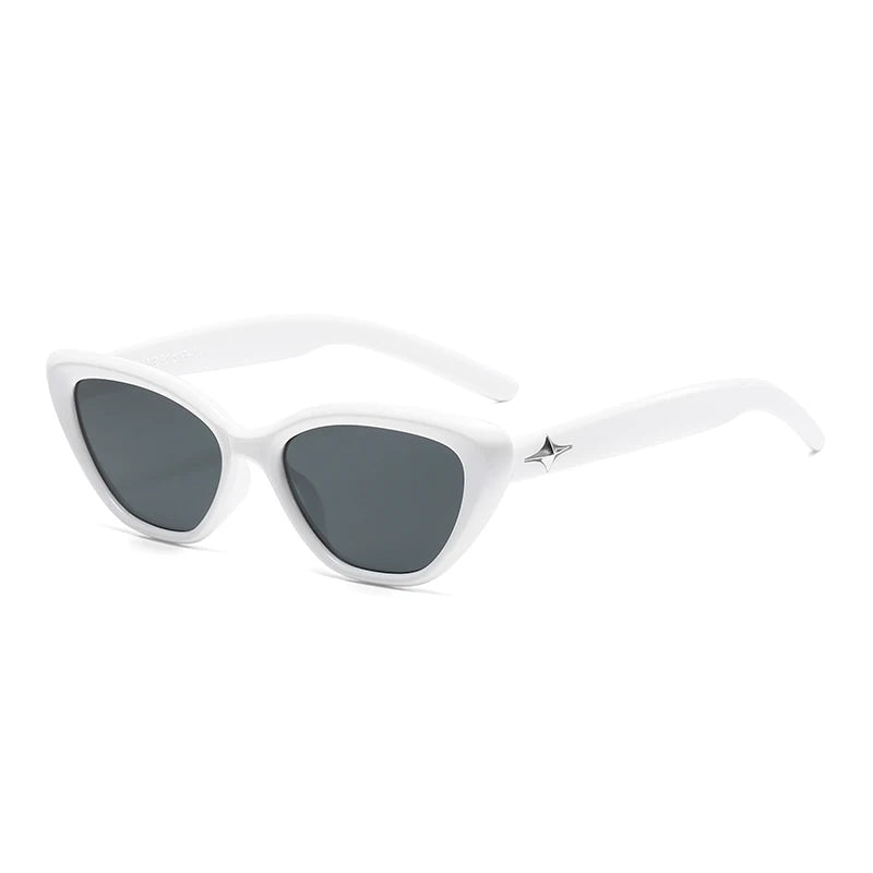 Fashion Cat Eye Sunglasses Classic Rice Nail Design Vintage Sun Glasses For Ladies Shades UV400 Trending Sunglass
