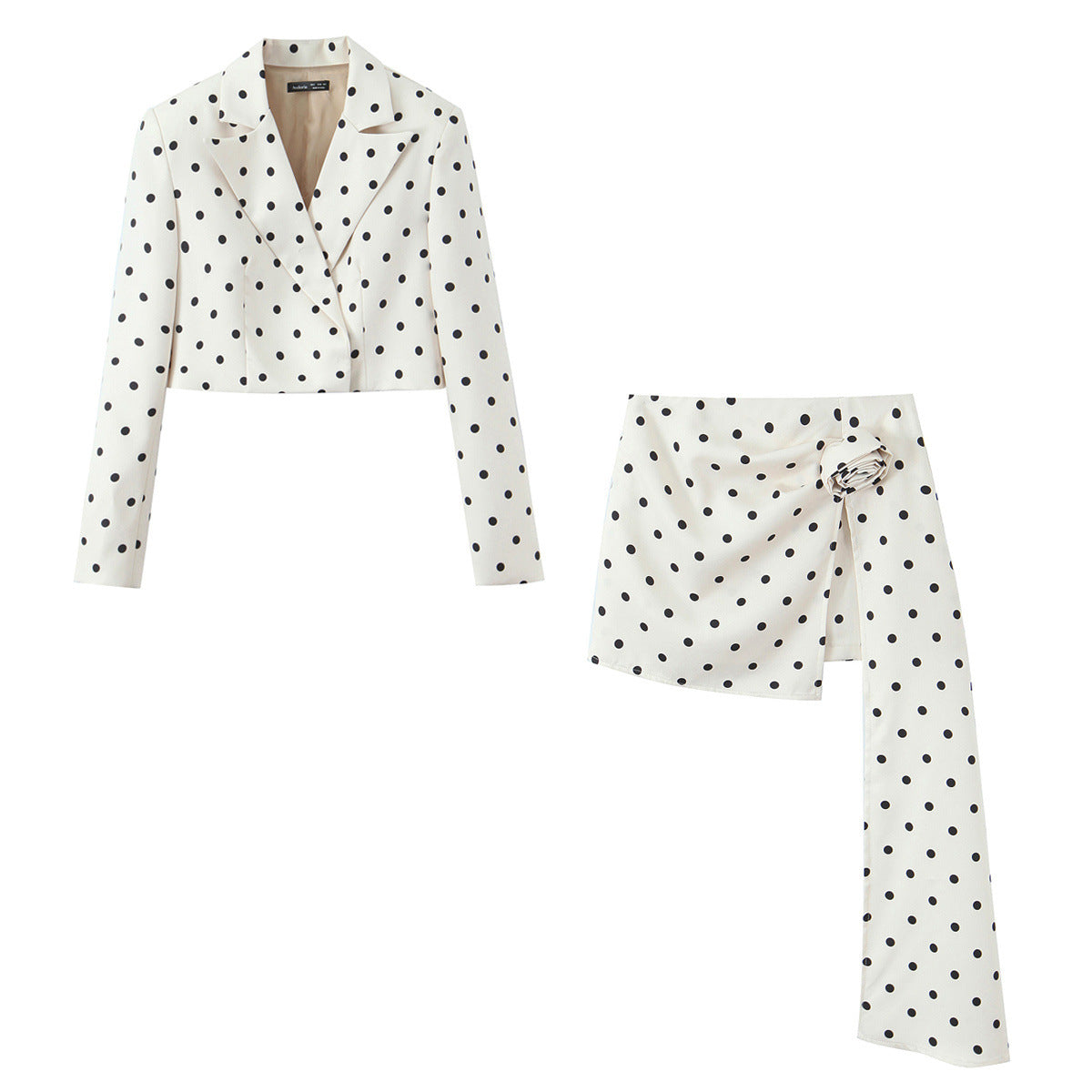 "Rosette"Polka Dot City Girl Set