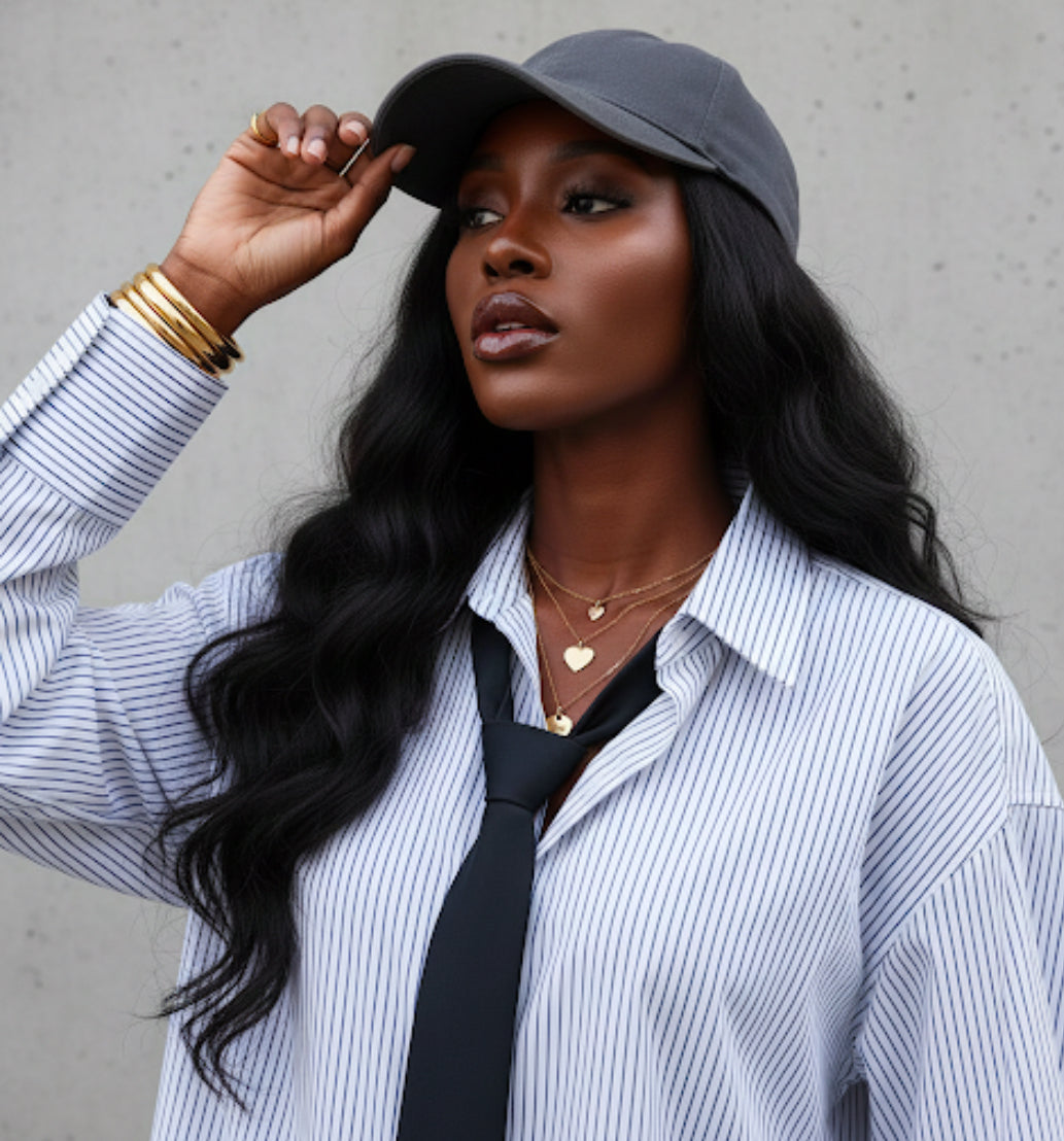 Tie decoration poplin casual shirt