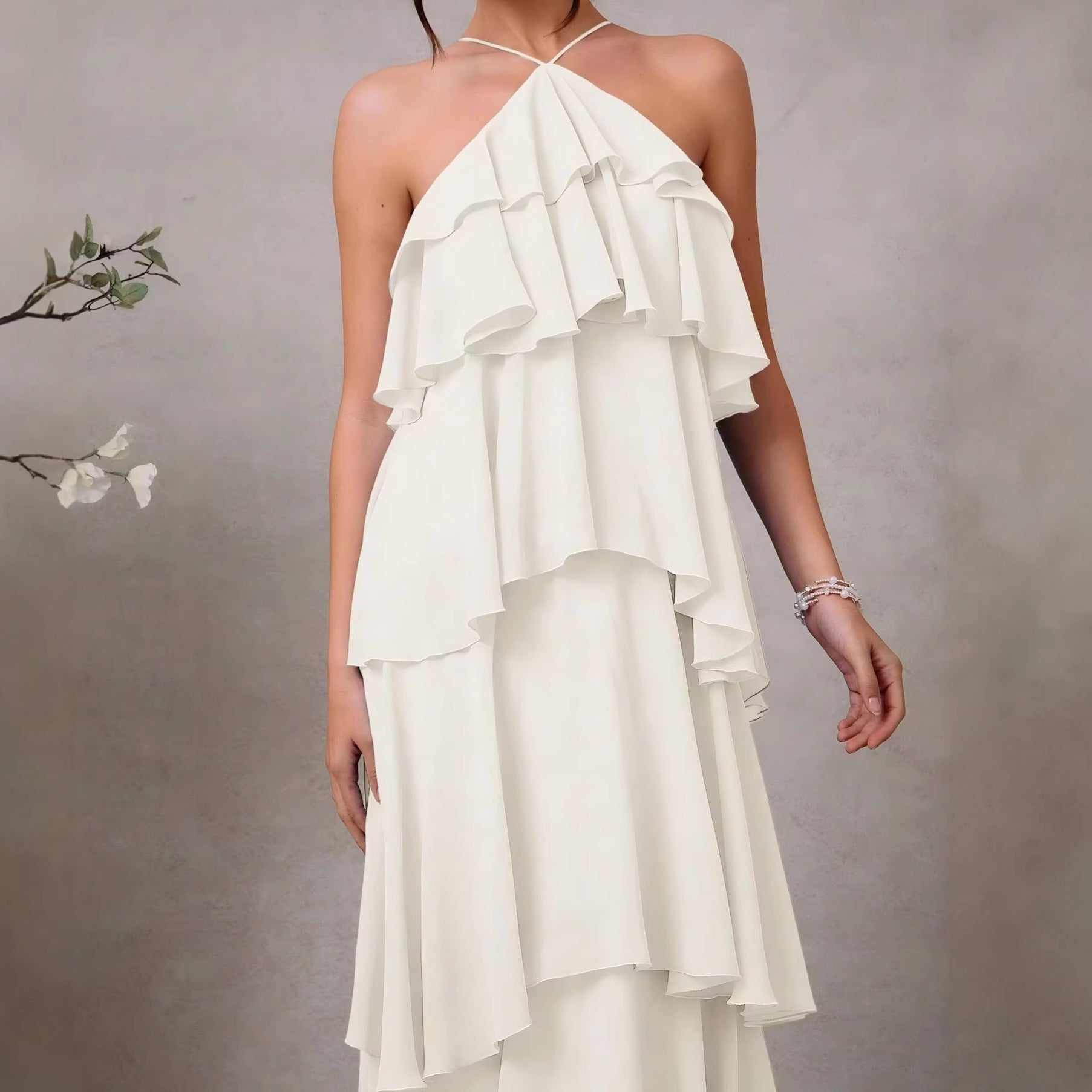 Ana Elegant Sleeveless Long Dress