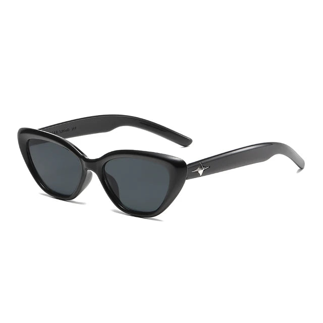 Fashion Cat Eye Sunglasses Classic Rice Nail Design Vintage Sun Glasses For Ladies Shades UV400 Trending Sunglass